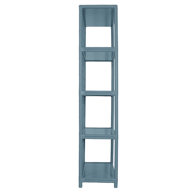 Coastal Casablanca Etagere, Regatta Blue For Sale - Image 3 of 5