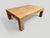 Andrianna Shamaris Minimalist Natural Teak Wood Coffee Table For Sale - Image 4 of 6