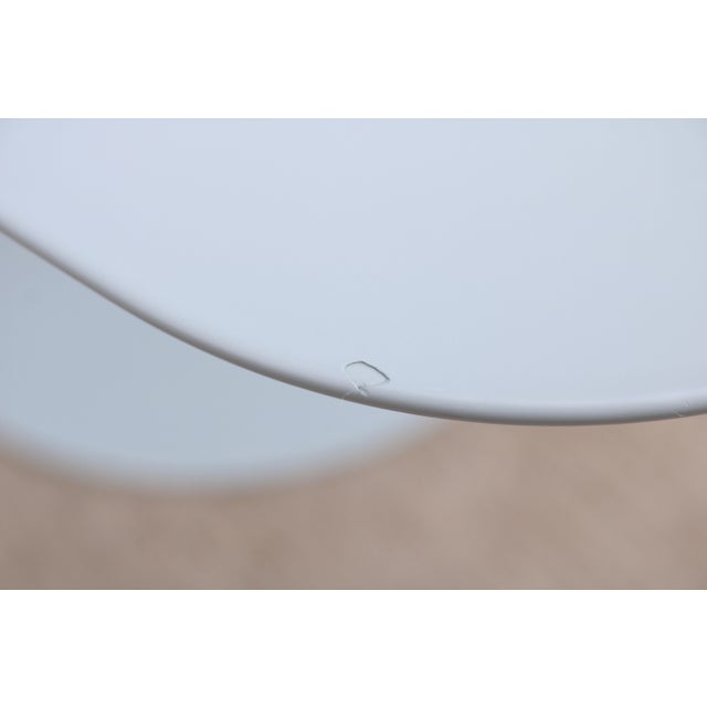 MCM Style Light Blue Organic Forms Side Tables Attributed to Morten Voss, a Pair For Sale - Image 17 of 18