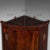 1780's Antique Bow Front Corner Cabinet For Sale - Image 9 of 9