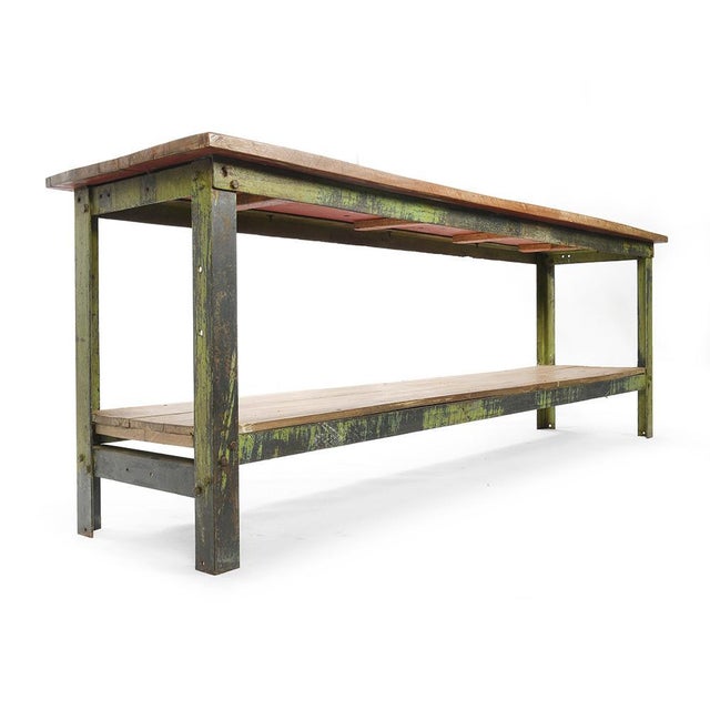 Vintage Teak Wood Table, 1940s For Sale - Image 6 of 6