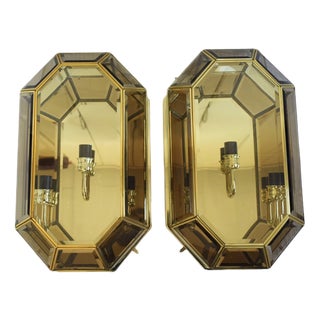 Large Vintage Wall Lamps, 1970s, Set of 2 For Sale