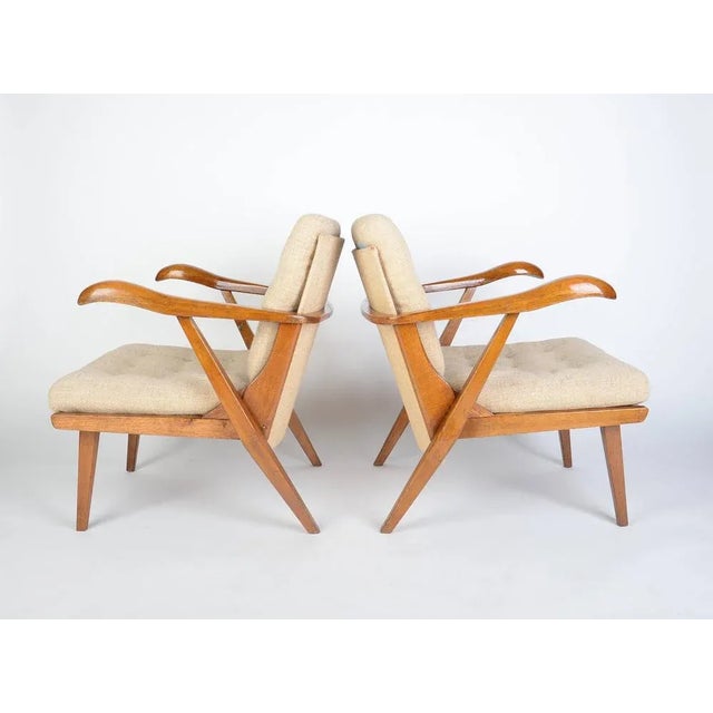 1960s Set of Mid-Century Armchairs from Jizba For Sale - Image 5 of 7