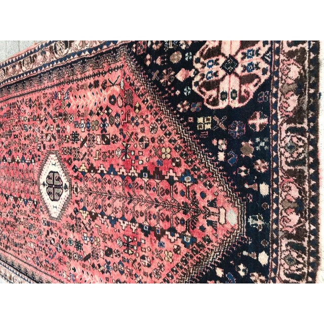 Blue Vintage Abadeh Runner Rug, 1980s For Sale - Image 8 of 14