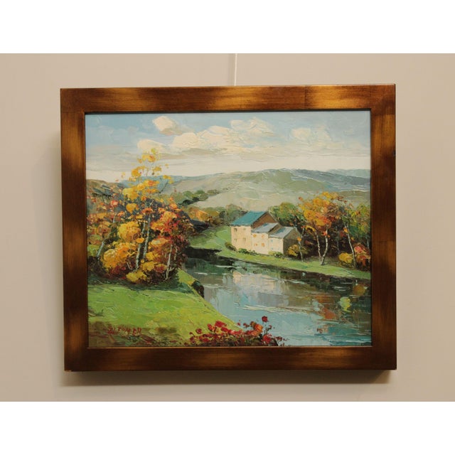 20th Century Landscape Oil Painting, Signed "Zitomer","Paintings Chairish