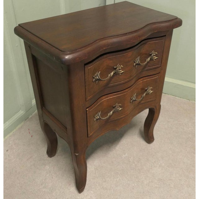 1960s French Country Oak Bedside Tables, 1960, Set of 2 For Sale - Image 5 of 8