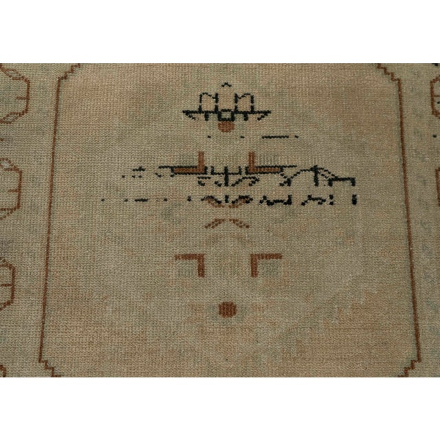 Turkish Mini Rug Oriental Hand Knotted Vintage Rug 1'10" x 3'3" #21054 For Sale - Image 4 of 8