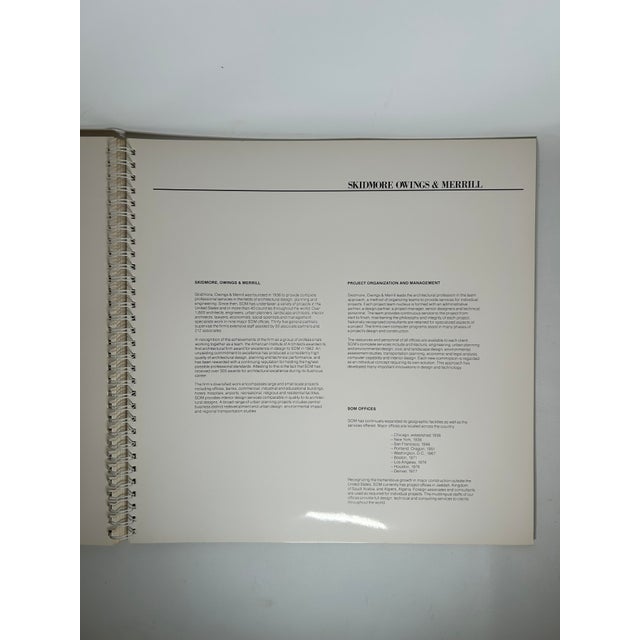 1980s Illustrated Elephant Folio, Skidmore Owings & Merrill, Architects Proposal - "Twin Towers", Singapore - 1 Book For Sale - Image 13 of 15