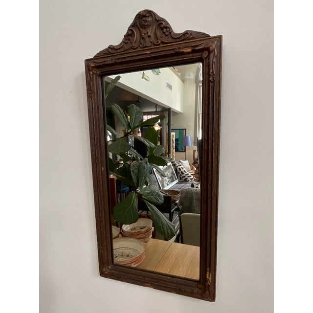 Early 20th C. Gesso and Wood Framed Wall Mirror For Sale - Image 9 of 18