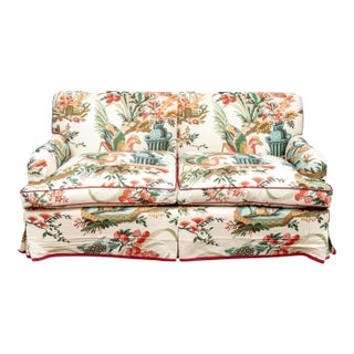 Brunschwig and Fils "Le Lac" Loveseat For Sale