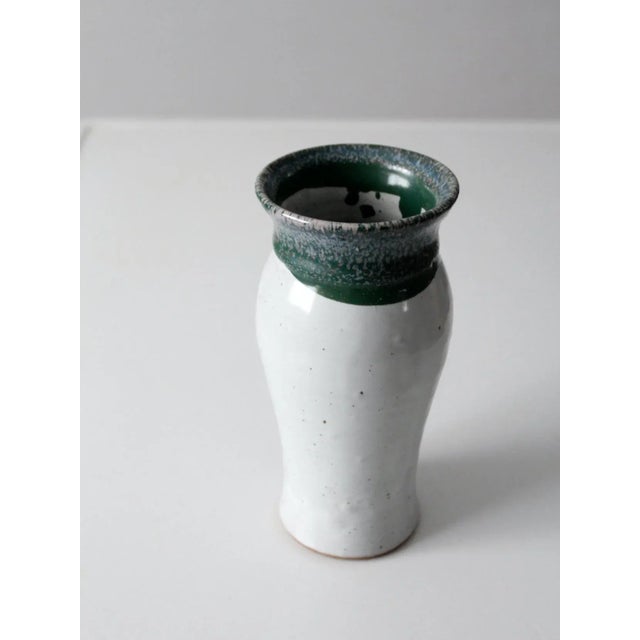 Late 20th Century Vintage Studio Pottery Vase For Sale - Image 5 of 10