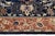 1950s Vintage Persian Sultanabad Style Hand-Knotted Wool Area Rug – Navy & Terracotta For Sale - Image 5 of 11