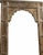 Mid-Century Modern Antique Carved Indian Jharokha Arch Doorway | Old World Architectural Salvage 108 For Sale - Image 3 of 5