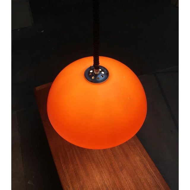 Metal Space Age Cabras Pendant Lamp by Luigi Massoni for Guzzini For Sale - Image 7 of 18