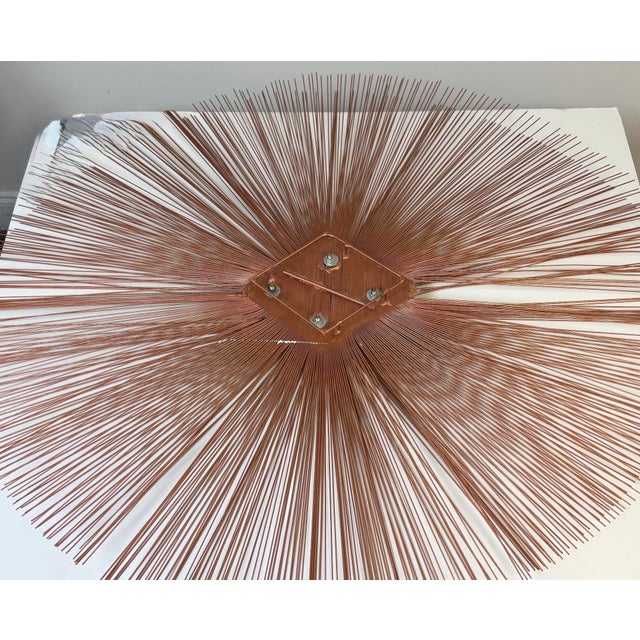 Modern Split Sphere” Copper and Bronze Wall Sculpture, Attrib. Bruce & Willam Friedle For Sale - Image 3 of 13