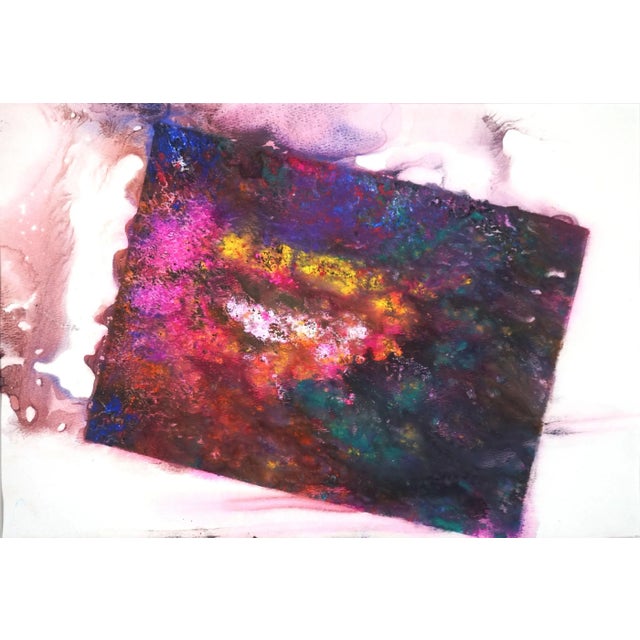 Late 20th Century Cosmos and Tree Original Abstracted Composition by Charles David Francis For Sale - Image 5 of 5