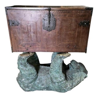 17th Century Spanish Bargueño Cabinet with Secret Drawers and Marquetry, 1670 For Sale