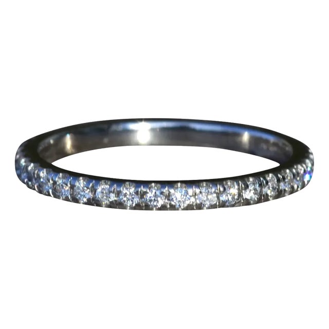 The Caryville: Ladies Platinum 0.20CTW Diamond Eternity Band For Sale