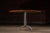 Vintage Hardwood Dining Table With Industrial Chic Steel Pedestal Base For Sale - Image 4 of 10