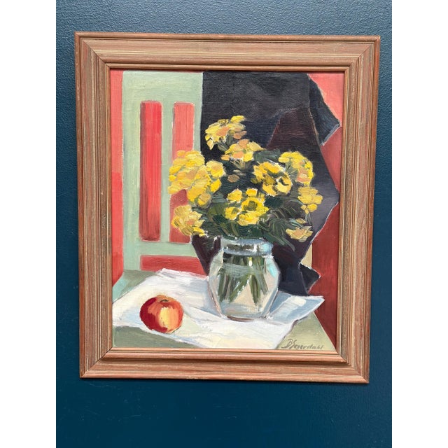 B. Segerdahl, Floral Still Life, 1920s, Oil on Panel, Framed For Sale - Image 14 of 18