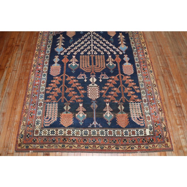 Early 20th Century Early 20th Century Zabihi Collection Tribal Persian Weeping Willow Tree Gallery Rug - 5' x 13'2" For Sale - Image 5 of 10