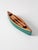 Mid-Century Modern Mid-Century Handmade Wooden Canoe Model For Sale - Image 3 of 13