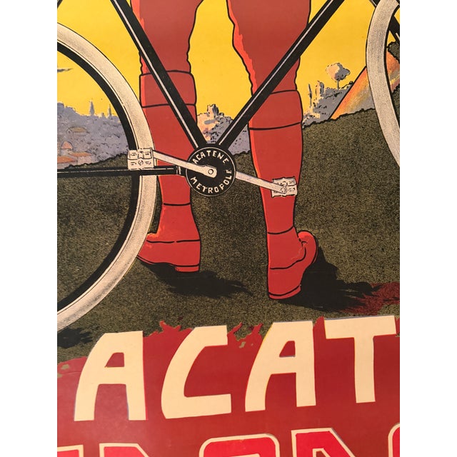 A. Buttieri - Acatène Métropole, C. 1895, Color Lithographic Poster For Sale - Image 4 of 7