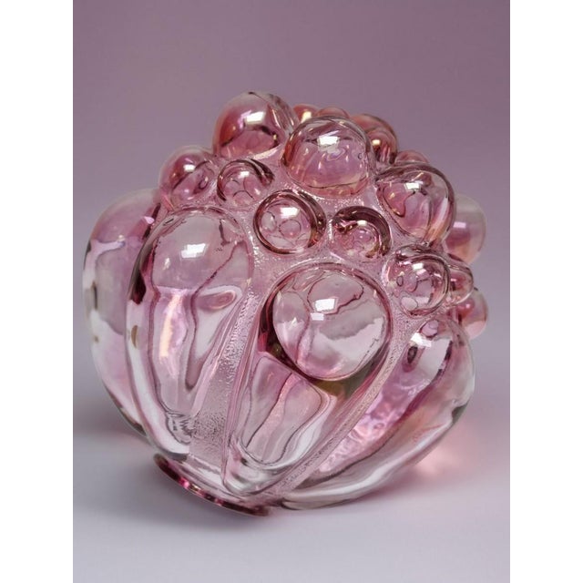 Large Rose Bubble Lamp Shade by Helena Tynell and Heinrich Gantenbrink for Limburg, 1960s For Sale - Image 12 of 12