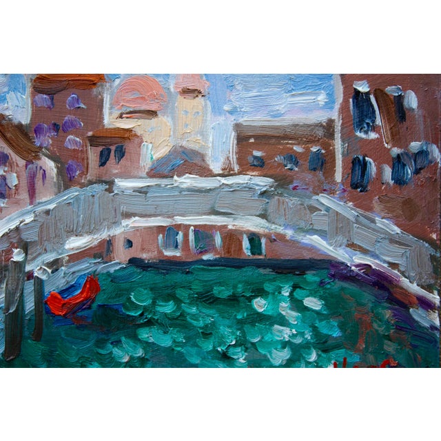 2020s Venice, Contemporary Italian Cityscape Oil Painting For Sale - Image 5 of 10