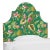 Red from Scalamandre crafted by Cloth & Company Geneva Twin Headboard, Green Tropical Flora For Sale