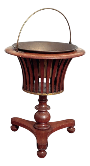 Victorian Wood Peat Bucket