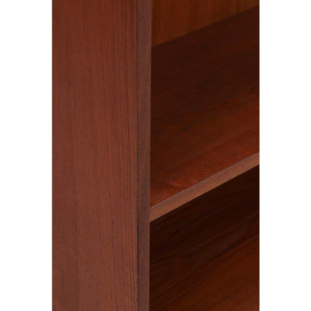 Brown Mid-Century Modern Teak Bookcase, 1960s For Sale - Image 8 of 14