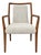 Midcentury Float Back Dining Arm Chair For Sale