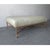 Large-scale Henredon Upholstery Collection ottoman featuring a generously cushioned upholstered top in butter soft leather...