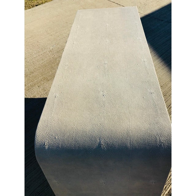 Modern Shangreen Ribbon Console Table For Sale - Image 4 of 8