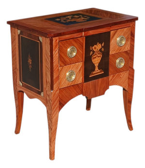 Antique French Marquetry Side Cabinet, 1770