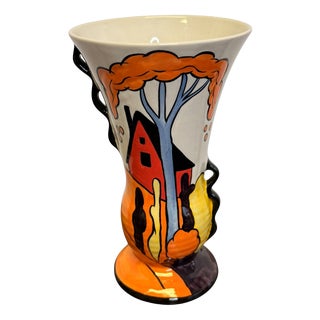 Chetwynd Twin-Handled Vase by Lorna Bailey, 1990s For Sale