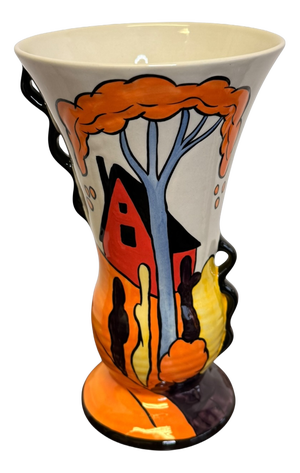 Chetwynd Twin-Handled Vase by Lorna Bailey, 1990s