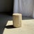 Oval White Petrified Wood Side Table, 1980s For Sale - Image 11 of 18