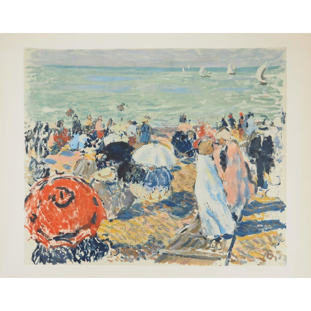 Albert Andre, The Beach, Lithograph and Stencil For Sale - Image 6 of 6