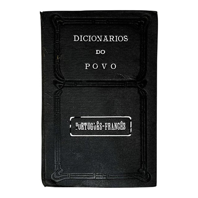 1920 Portuguese-French Dictionary For Sale