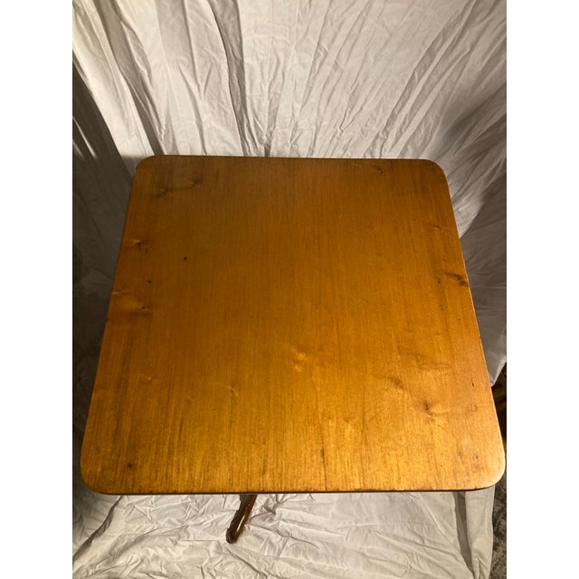 Early 19th Century American Federal Birch Candlestand, Circa 1800 For Sale - Image 5 of 12