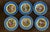Victorian Antique 19th C. Royal Vienna Style 10.5" Cobalt & Gilt Signed Cabinet Plates - Set of 6 For Sale - Image 3 of 18