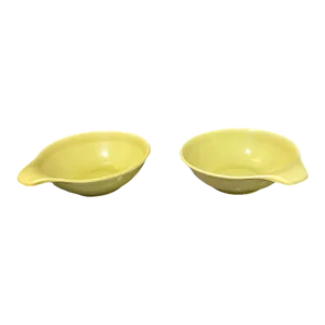 Vintage Pair of American Mid-Century Modern Russel Wright Steubenville Retro Serving Bowls