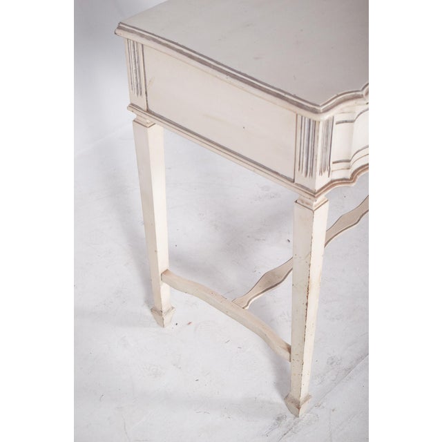 Portuguese White Painted Console, 1890s For Sale - Image 9 of 14