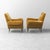Gigi Radice Velvet Armchairs by Gigi Radice, 1950s, Set of 2 For Sale - Image 4 of 11