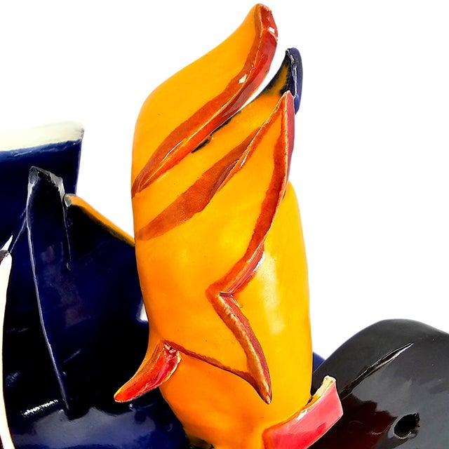 Neil Williams 1990 California Postmodern Deconstructed Ceramic Vessel Sculpture For Sale - Image 10 of 15