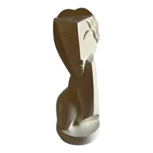 1961 Abstract Lady Head Sculpture by Austin Production