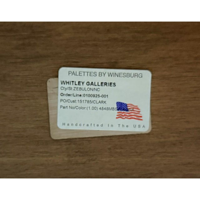 5 Piece Palettes by Winesburg 4ft Round Dining Set For Sale - Image 15 of 16