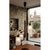 1970s 1970s Mid-Century Modern Stilnovo Chandelier With Frosted Textured Glass and Teak Accents For Sale - Image 5 of 5